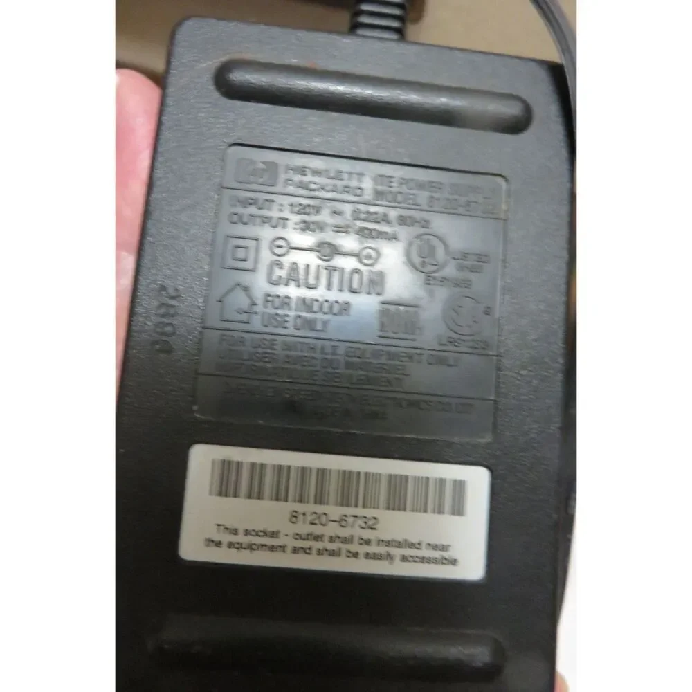GENUINE HP DESKJET ITE POWER SUPPLY MODEL: 8120-6732 OUTPUT: 30V - 400mA
